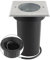 URing Faretto da incasso orientabile IP67 attacco GU10 faretti led esterno, 230V Faretti da Pavimento Luci da incasso calpestabile da Segnapasso esterno terra, 30cm cavo preinstallato, Piazza