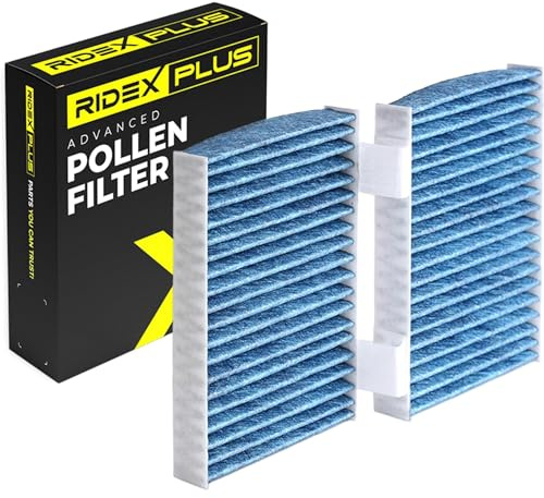 RIDEX PLUS 424I0594P Innenraumfilter Pollenfilter Aktivkohlefilter Höhe: 25 Breite: 188 Länge: 187 Kompatibel mit BMW X3 F25 X4 F26, ALPINA XD3 F25