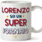 Mugffins Tazza Personalizzata in ceramica per FORNAIO uomo 11 oz / 350 ml - In italiano - Sei Super - Idea regalo per compleanno, anniversario, natale, laurea
