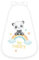 Herding babybest Schlafsack, Regenbogen Panda Motiv, 90 cm, Seitlich umlaufender Reißverschluss und Druckknöpfe