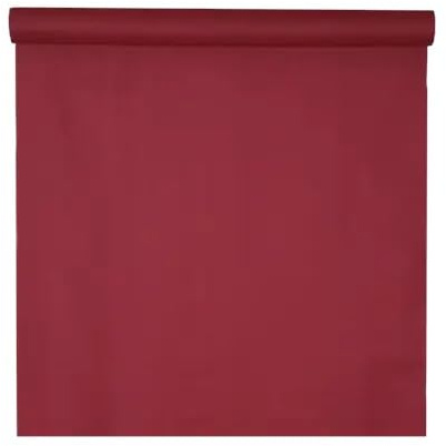 Santex mariage Nappe Rouleau Harmony intissé Opaque 10m, Bordeaux