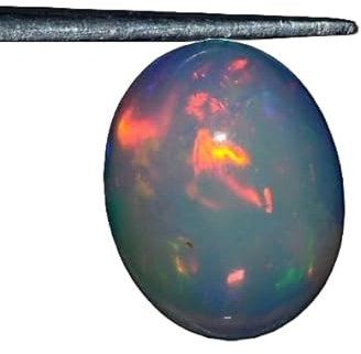 10x8x4.5 MM Ethiopian Opal,1Pcs Cabochon Rare Quality Ethiopian Opal,1Pcs OVAL Cabochon Ethiopian Opal Cabochon Natural welo opal multi fire opal loose Gemstone For Jewelry Making