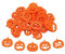 Generisch Halloween Kürbis - Filz, Deko, 3mm Filz, 40 Stück, Orange, ca. 3,0cm