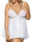 Nuisette Sexy Femme Sensuelle Lingerie Femme Lingerie Deshabillé Lingerie Erothique Sexy Nuisette Sexy Grande Taille Et Douces Nuisette Femme Enceinte Sexy Femme Coquine String (Blanc, 3XL)