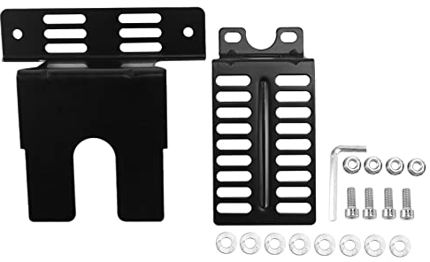 NISHZHU 2 Piece Rotisserie Motor Holder Set Stainless Steel Universal Grill Motor Support Plates Camping Grill Tools for Outdoor Use