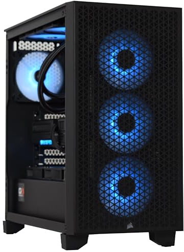 ginger6 Gaming PC Desktop 14ZI22A-8PX - Intel Core i5 14400F Processor, Nvidia RTX 5050 8GB Graphics, 1TB M.2 NVMe SSD, 64GB DDR5, Z790, Wi-Fi 6E 802.11ax, Liquid Cooled, Windows 11 Home