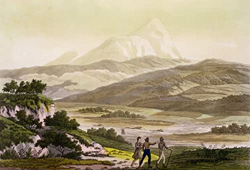 IPLUPJDY Kunstdruck Leinwand Poster Bilder Leinwand Poster Druck Mount Cayambe Ecuador von Baron Friedrich Alexander von Humboldt für Heimdekoration60x90cm