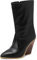 Bviennic Donna Zeppa Stivali Tacco Alto Stivaletti Appuntito Zip Eleganti Stivali da Sera, V303521Hg Nero Numero 45 EU/47Cn