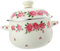 LABRIMP Olla de Esmalte con Diseño Vintage 20 Cm Color Rosa Fondo Fácil Manejo