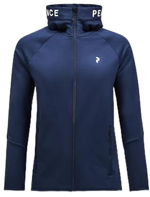 Peak Performance M Rider Zip Hood-Blue Shadow-Blue Shadow Black/ - M