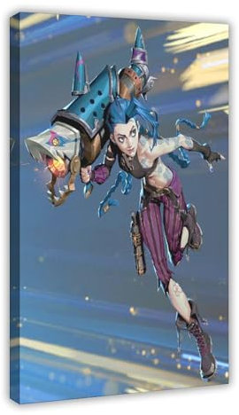 zxjwcm Arcane Jinx Poster7 Leinwand-Poster, Schlafzimmerdekoration, Landschaft, Büro, Raumdekoration, Geschenkrahmen: 60 x 90 cm