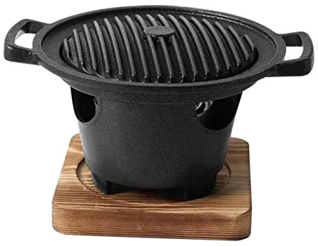 NULYLU 1juego Parrilla Eléctrica Para Interior Con Plato De Barbacoa Horno De Asar Compacto Accesorios Para Bbq Fácil De Limpiar y Usar Para Fiestas Casa