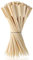 Lot de 100 brochettes plates en bambou de 20 cm pour barbecue, brochettes, cocktails, apéritifs de fruits, buffet, fêtes, feu de camp, collations, charcuterie