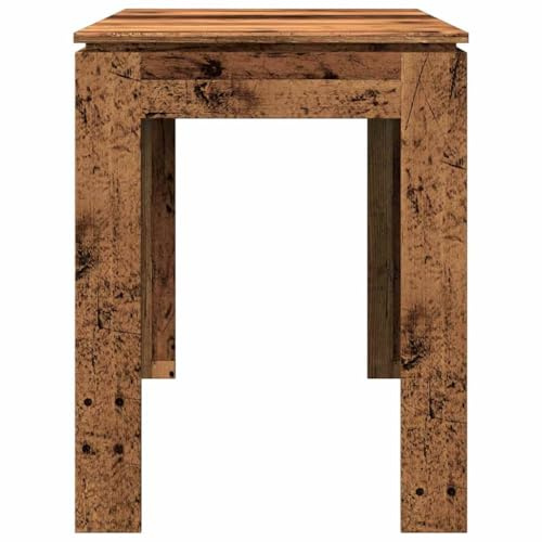 Esstisch aus Eichenholz, Rechteckige Küchentische, Esstisch für zu Hause, Möbel für Mahlzeiten und Zusammenkünfte (Altes Holz)