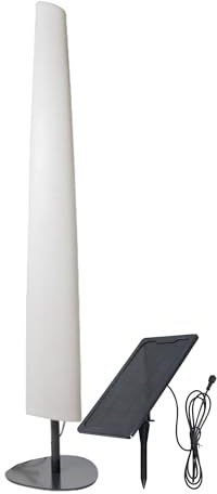 Lumisky BAY W160 Solar LED Stehleuchte Kaltweiß/Warmweiß H160 cm mit Fernbedienung