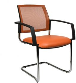 TOPSTAR 2 BtoB 20 Besucherstühle orange