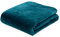 Gözze - Premium Cashmere-Feeling Wohn- und Kuscheldecke, 500 g/m², 130 x 170 cm - Petrol