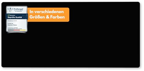 Flickly® Selbstklebende Reparatur Flicken | LKW, Anhänger, Zelt, Markisen, Camping, Sonnenschirme, Pool | in vielen Farben erhältlich | 50cm x 24cm | (RAL9005) Schwarz