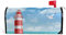 Linomo Magnetische Briefkastenabdeckung für Sommer, Meer, Leuchtturm, Möwe, Briefkasten, Abdeckung, Zuhause, Garten, Hof, Außenbereich, Dekoration, für Standardgröße 53,3 x 45,7 cm