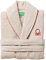 UNITED COLORS OF BENETTON. Albornoz Unisex hombre o mujer 360gsm 100% algodón, Crema