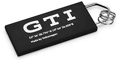 Volkswagen Porte-clés Noir et Blanc - Collection GTI - 5HV087013-80 x 35 x 6 mm