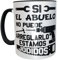 Los Eventos de la Tata - Regalo original para abuelos - Regalo día del Padre (Taza)