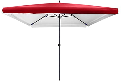 GYX-Décoration Sonnenschirm, Marktschirm Gartenschirm Terrassenschirm Sonnenschutz UV-Schutz, Regenfest Gartenschirm, für Garten, Deck, Hinterhof und Pool (Enthält Nicht die Basis