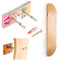 Skateboard Deck Wandhalterung für Sammler Deck Art Wand Display - Universal Vertikale Halterung aus recyceltem Skateboard Deck Holz