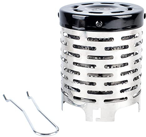 Alacritua Mini chauffage à gaz portable, réchaud à gaz propane, chauffage de tente en acier inoxydable pour temps froid, réchaud pour la pêche, la randonnée, le pique-nique, la terrasse, le camping