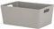 1x Ordnungsbox - 11 cm hoch - taupe - 17x 25 cm - Ordnungskorb - Regalorganizer Wandregal Ordnungsbox
