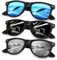 Sunier Sonnenbrille Herren Polarisiert Retro Vintage 100% UV-Schutz Klassisch Golf Fahren Fahrende Angeln Reisen Sonnenbrille Damen Cat 3 CE