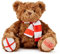 Zappi Co England World Cup It's Coming Home Classic Teddy Bear (28-30 cm) st George's Cross Football FC braun weich traditionelles Kuscheltier