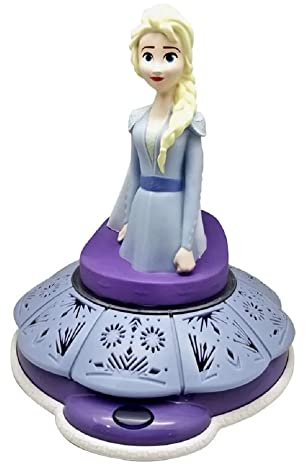 3D Musik Lampe mit Sound Elsa Disney Frozen II LED Nachtlicht Nachttisch Tisch für Mädchen