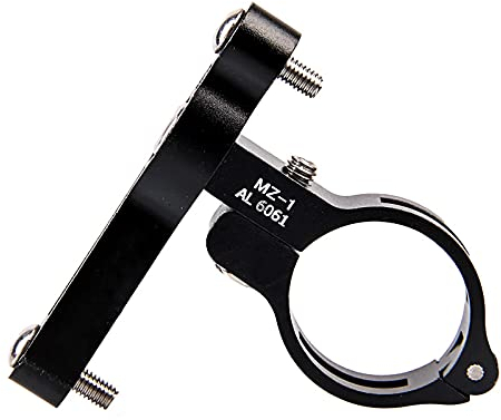 Fahrrad Wasserflaschenhalter Flaschenmontage Adapter verstellbarer Fahrrad Flaschenhalter MTB Lenker Wasserflaschenhalter Sitz Aluminiumlegierung 6061 CNC(Schwarz,M01)