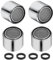 Lot de 4 aérateurs de robinet M22 - Régulateur de jet - Filtre pour robinets - Filetage intérieur 22 mm - Aérateur M22 - Avec joint pour cuisine et salle de bain