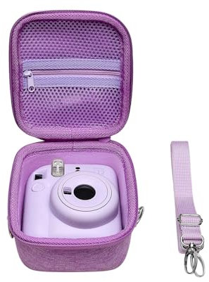 XANAD Case for Fujifilm Instax Mini 12 Mini 11 Mini 9 Instant Camera (Lilac Purple)