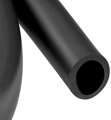 YOKIVE Schaumstoff Schläuche Gummi Isolierung Rohr Abdeckung| Griff Griff Schutz Gut für Fitnessstudio Ausrüstung Kupfer Rohr (Schwarz 30mm ID 40mm AD 2m)