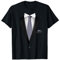 Tuxedo mit Krawatte für lustige Hochzeiten T-Shirt