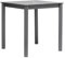 Dehner Gartentisch Brooklyn, Balkontisch für 4 Personen, Tischplatte in Marmoroptik, 76 x 73 x 73 cm, Aluminium/Kunststoff, anthrazit/grau