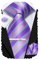 Hi-Tie Lot de 4 cravates en soie pour homme Rose/bleu/noir, Lilas Lavande Violet, M