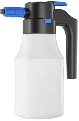 Learnlyrics Espuma limpiadora de alta presión, pulverizador de espuma de alta presión, 1,5 l, pulverizador de espuma eléctrica para coche, pulverizador de espuma de detalles, limpiador de espuma para