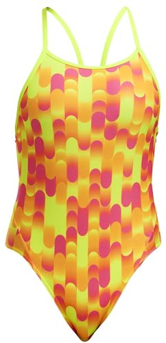 Funkita Little Dotty Badeanzug Mädchen | Kinder chlorresistent schnelltrocknend, Kinder Größen:152