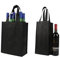 2Pcs Reusable Felt Wine Bottle Bag - 4 and 6 Compartment, Drinks Carrier for Travel, Party, BBQ, Picnic