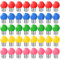 Suncan 40 Stück E27 Led Bunte 1W Farbige Glühbirnen Led Bunte Birnen Deko Glühbirne,Rot, Gelb, Blau, Grün und Rosa,für Weihnachten Hochzeit Party,AC 220V-240V