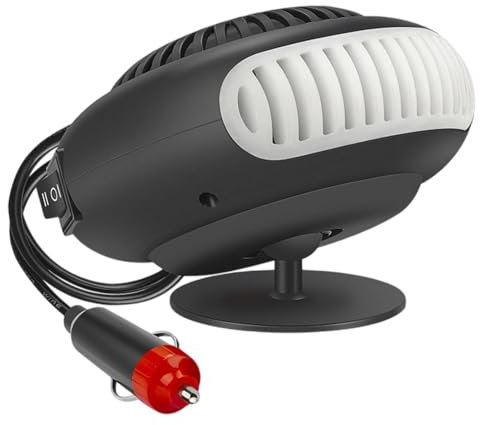 Acunny Chauffage de Voiture Portable, Chauffage de Voiture 12 V, Désembueur de Pare-Brise réglable, dégivreur de Voiture, Chauffage de Pare-Brise, Désembueur portatif de Pare-Brise de Chauffage de