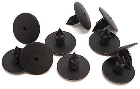 ZHENGCI Lot de 10 rivets de fixation pour plaque d'immatriculation de voiture