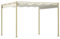 Outsunny Gazebo Pergola 3x3 m Pergolato con Telo Resistente Richiudibile Retrattile, Struttura in Metallo, Pergola per Giardino, Terrazzo, Balcone, Veranda, Patio, Piscina e Esterno, Cachi