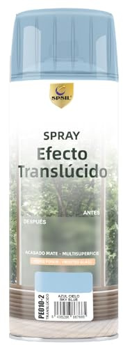 Pintura en Spray Efecto Translúcido (Azul Cielo)