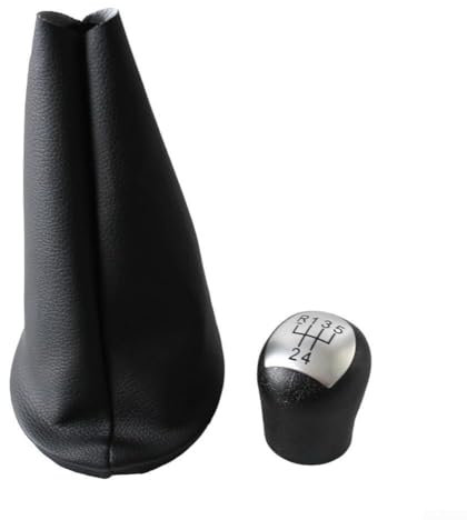 Allthingstore Pomo de palanca de cambios de 5 velocidades para Renault Clio 2 1998 2005, fácil instalación y diseño (C)