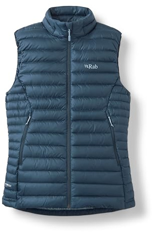 Rab Women's Microlight Down Vest | Insulated, Lightweight Gilet, for Hiking, Trekking, & Skiing